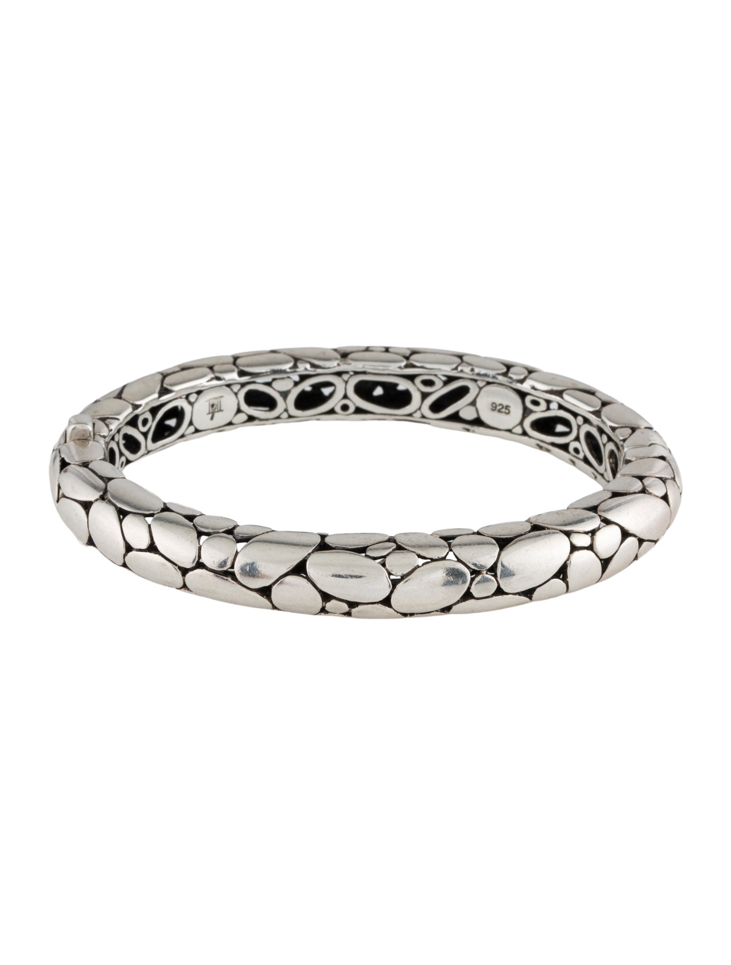John Hardy Kali Oval Hinged Bracelet Bangle