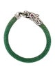John Hardy Ruby & Grossular Garnet Dyed Stingray Naga Bracelet