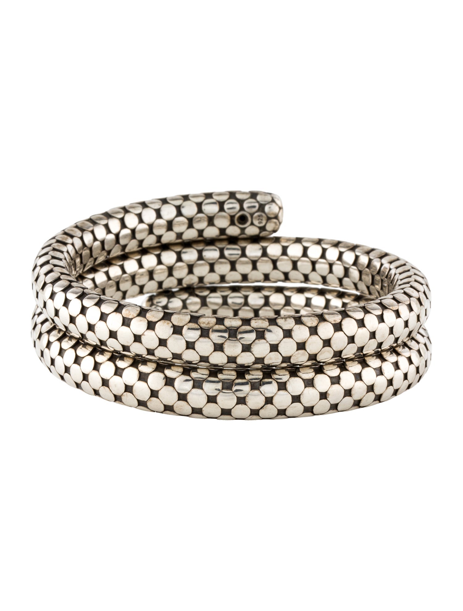 John Hardy Dot Double Coil Bracelet