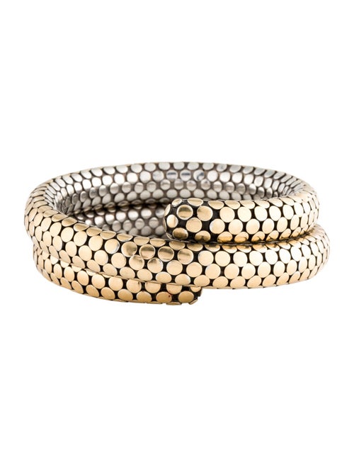 John Hardy Two-Tone Dot Double Coil Bracelet
