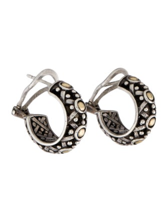John Hardy Two-Tone Jaisalmer Hoop Earrings