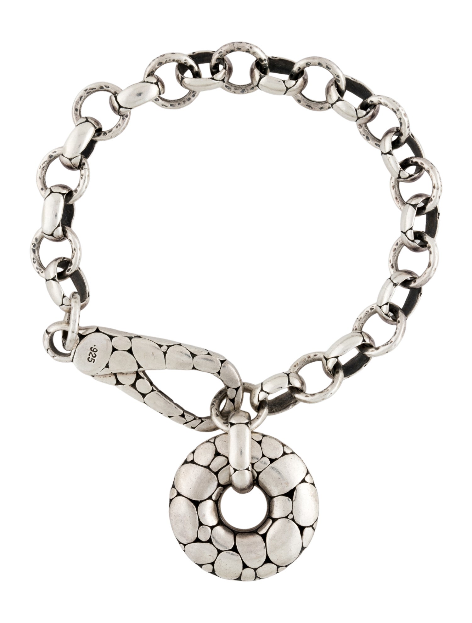John Hardy Kali Pebble Charm Bracelet