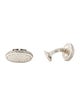 John Hardy Classic Chain Hammered Oval Cufflinks