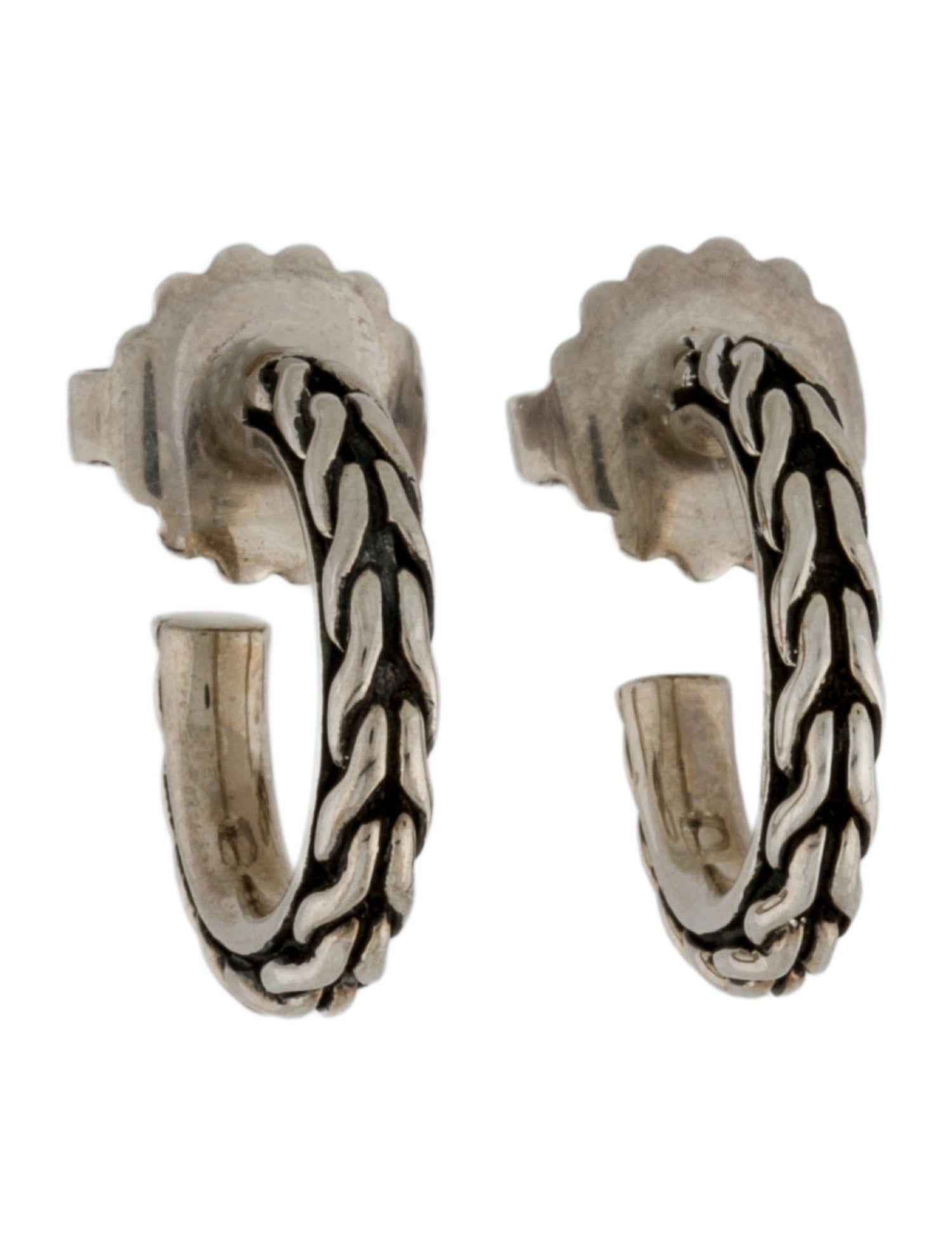 John Hardy Classic Chain Hoop Earrings