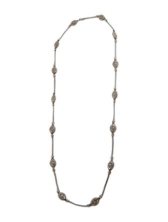 John Hardy Two-Tone Jaisalmer Dot Station Necklace