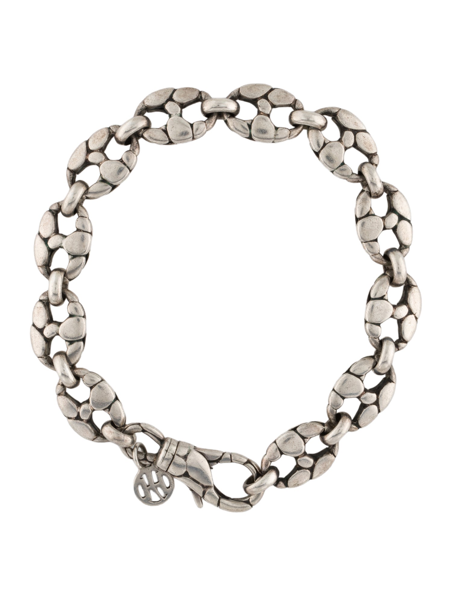 John Hardy Kali Pebble Chain Link Bracelet