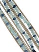 John Hardy Aquamarine & Kyanite Classic Chain Multi-Row Bracelet