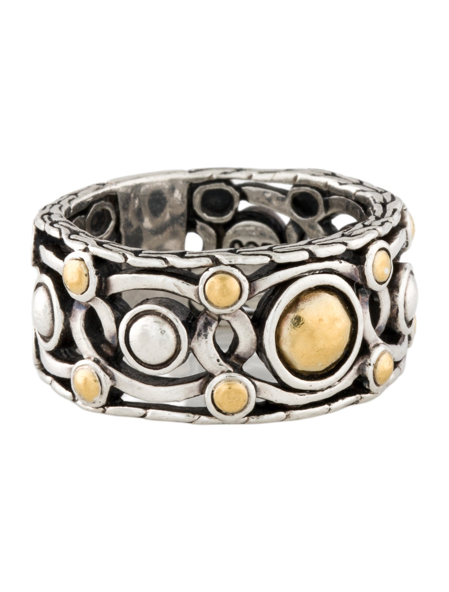 John Hardy Two-Tone Palu Bulan Ring