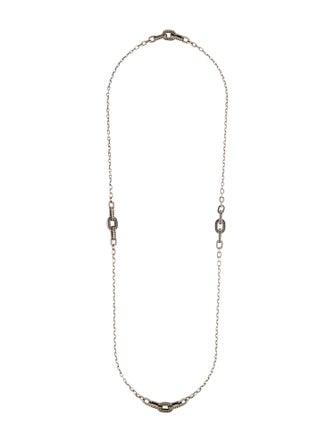 John Hardy Dot Oval Link Station Necklace