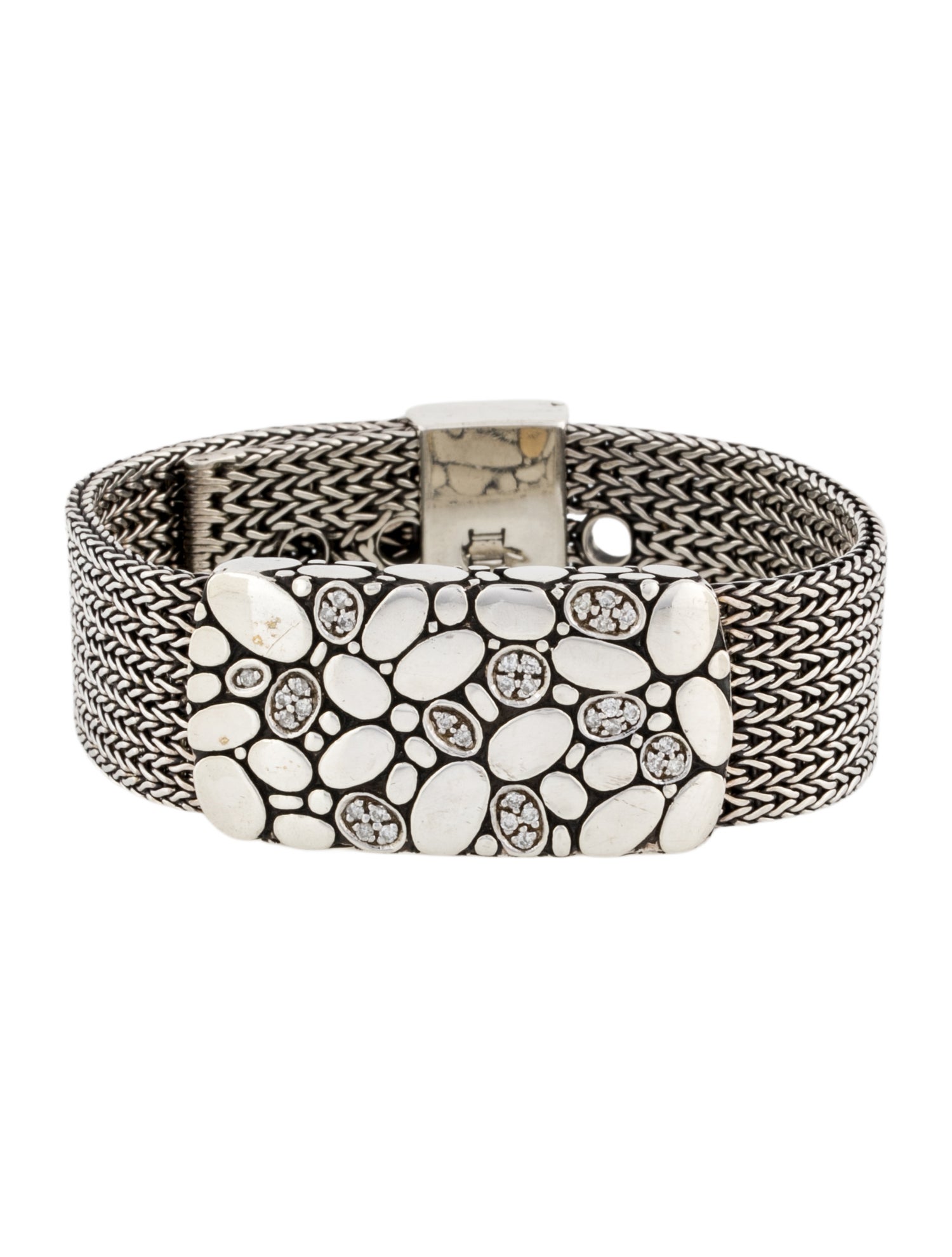 John Hardy Diamond Kali Buckle Bracelet