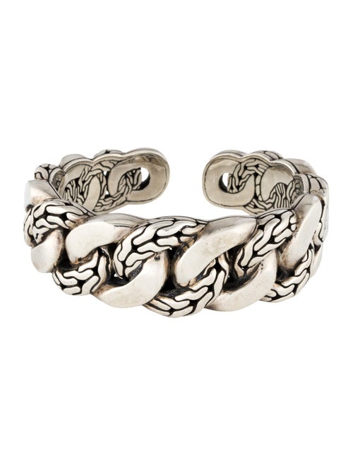 John Hardy Curb Hinged Cuff Bracelet