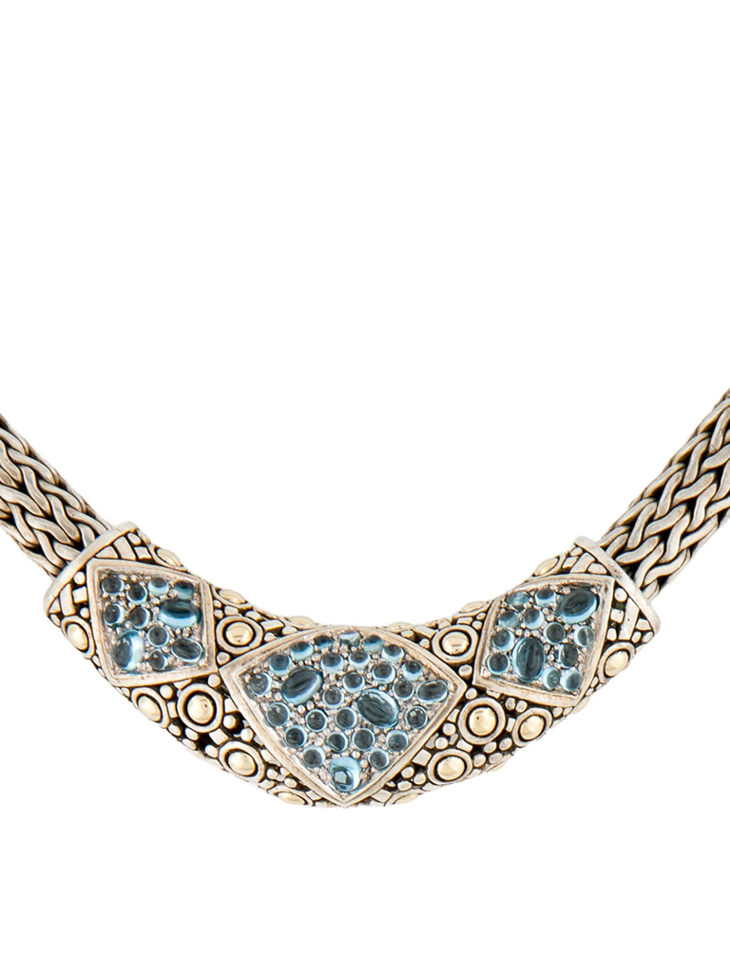 John Hardy Topaz Batu Jaisalmer Necklace