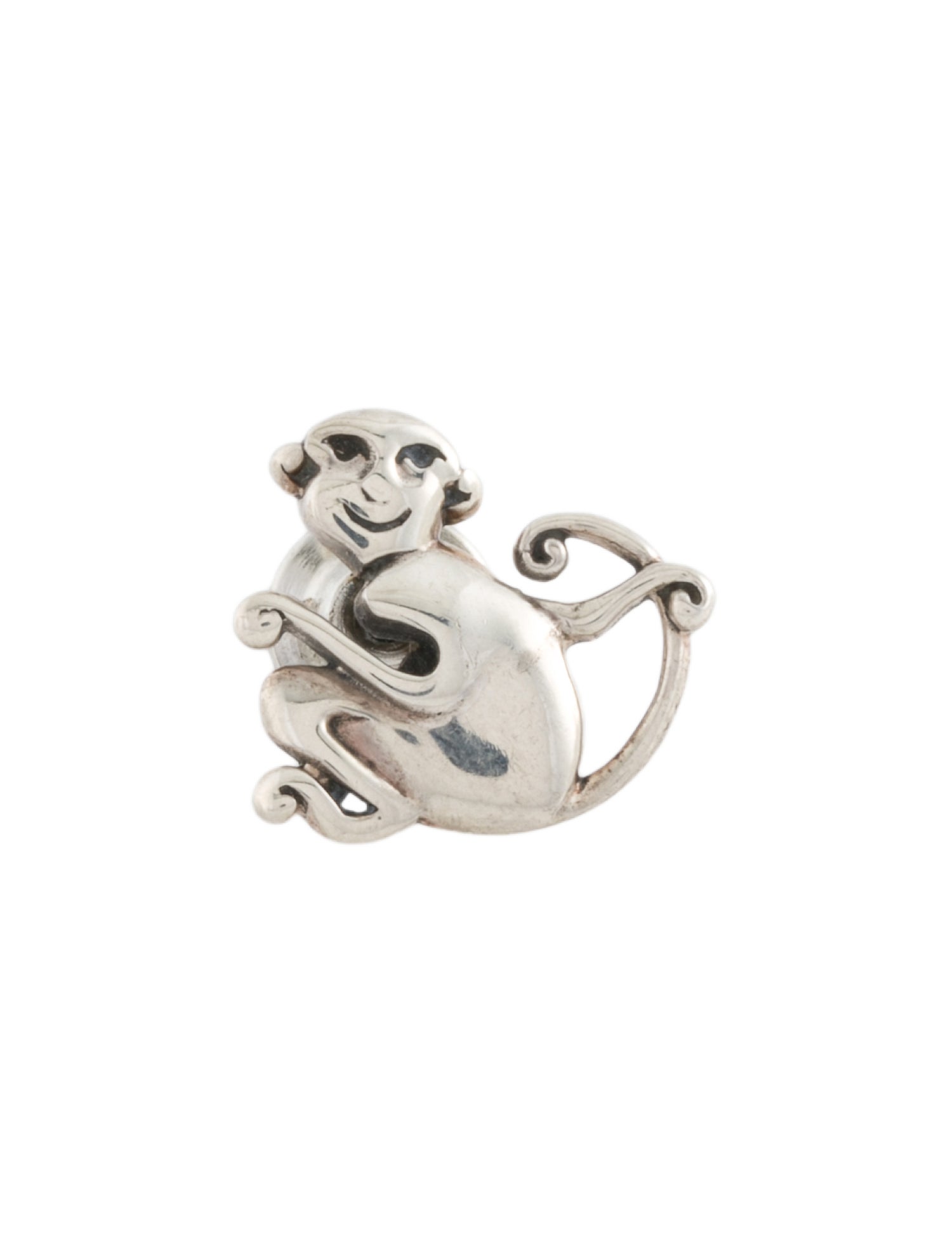 John Hardy Zodiac Year 2004 Monkey Lapel Pin