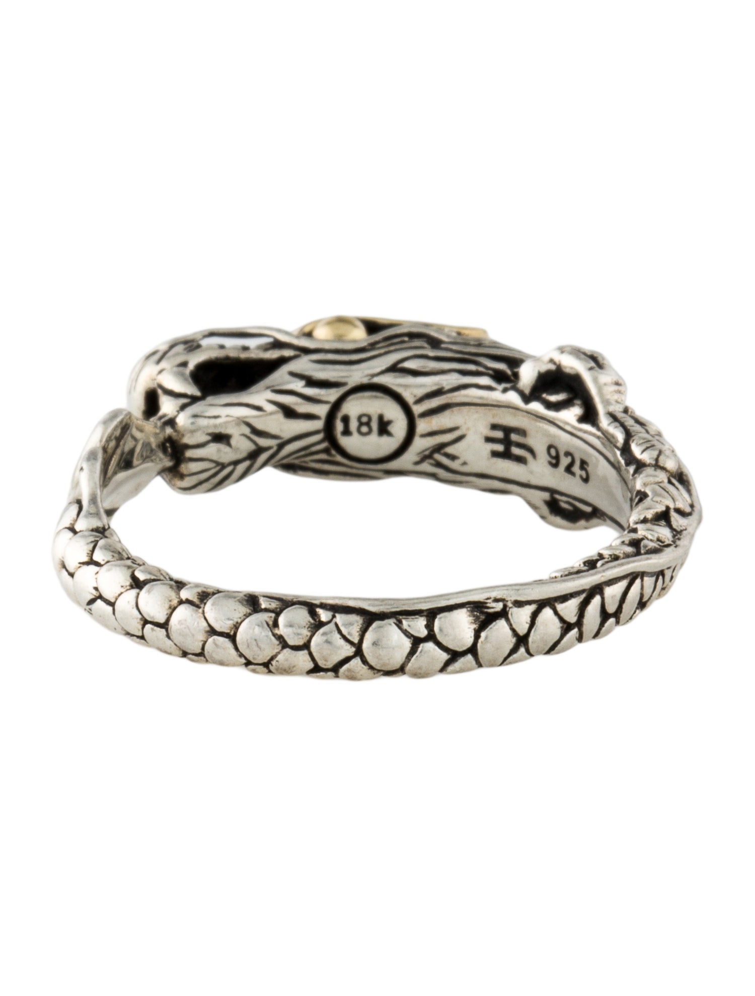 John Hardy Two-Tone Legends Naga Slim Dragon Ring