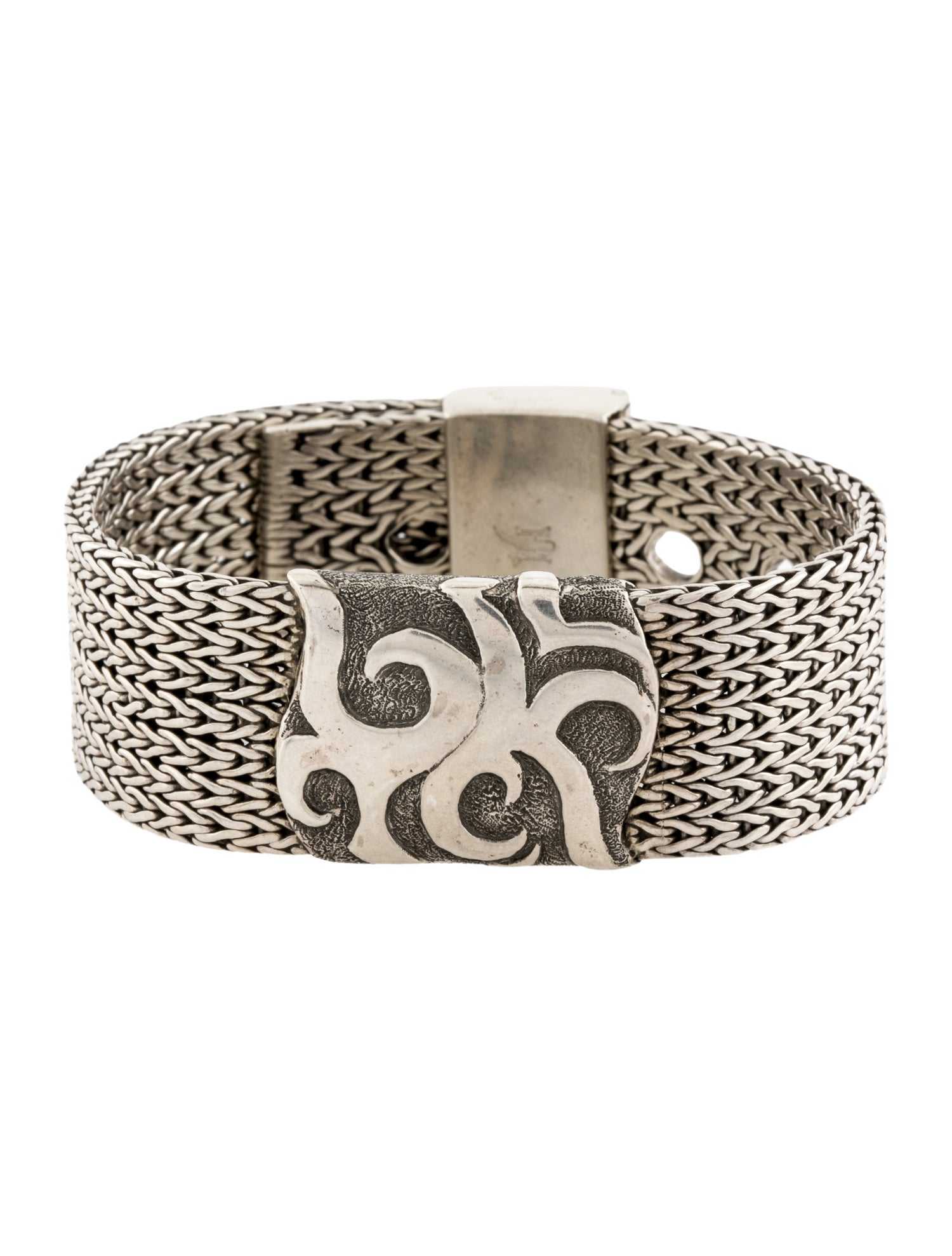 John Hardy Vintage Wide Buckle Bracelet