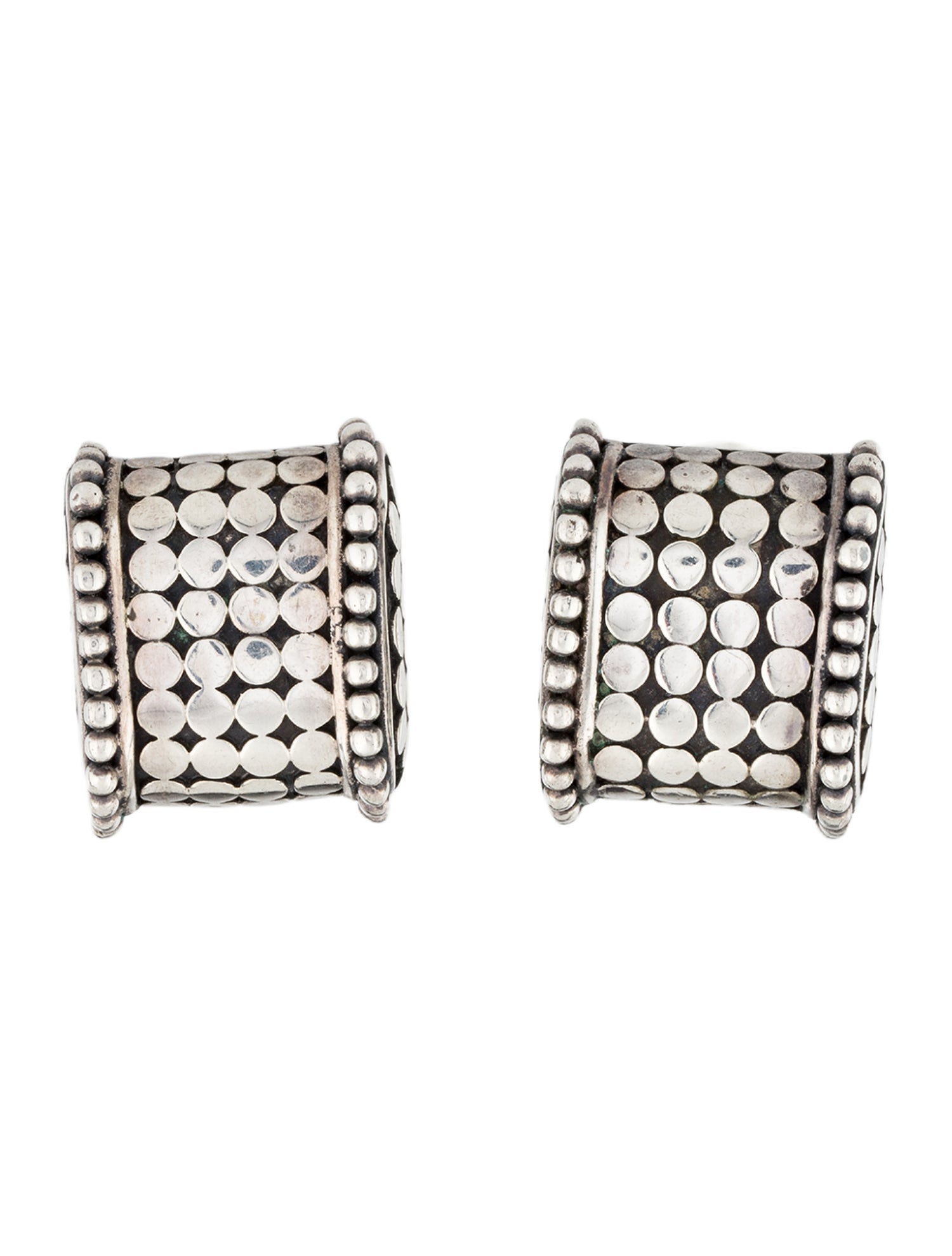 John Hardy Dot Hi-Way Earclips