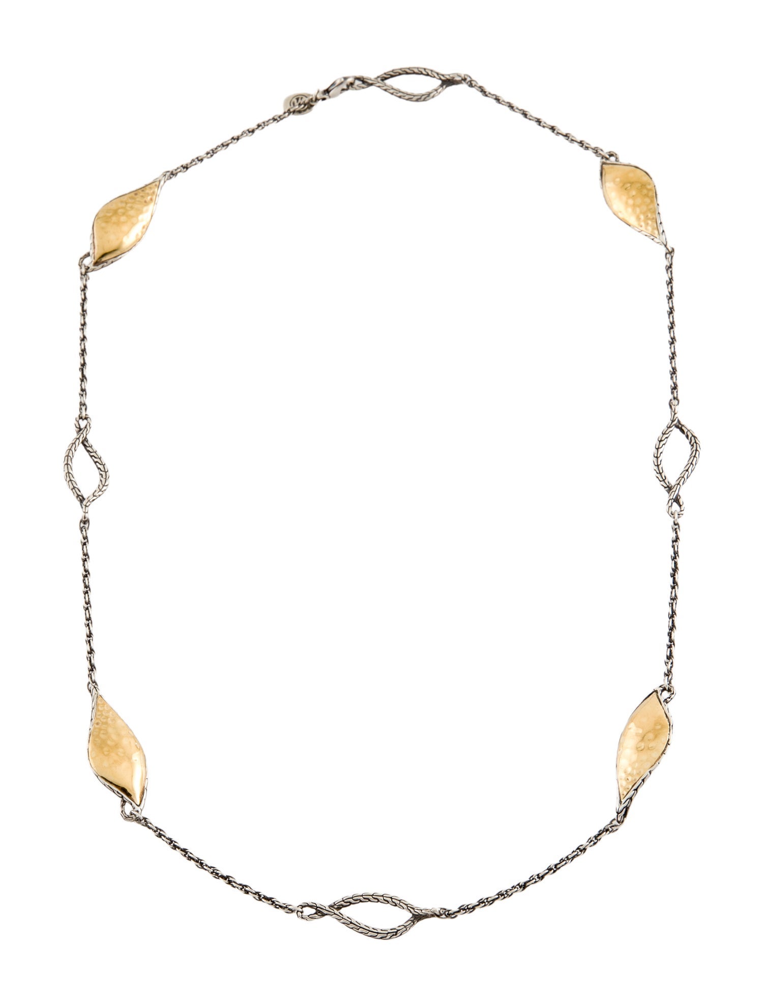 John Hardy Two-Tone Palu Kapal Sautoir Station Necklace