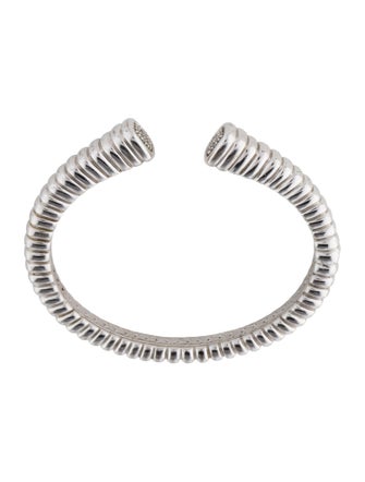 John Hardy Diamond Batu Square Kick Cuff