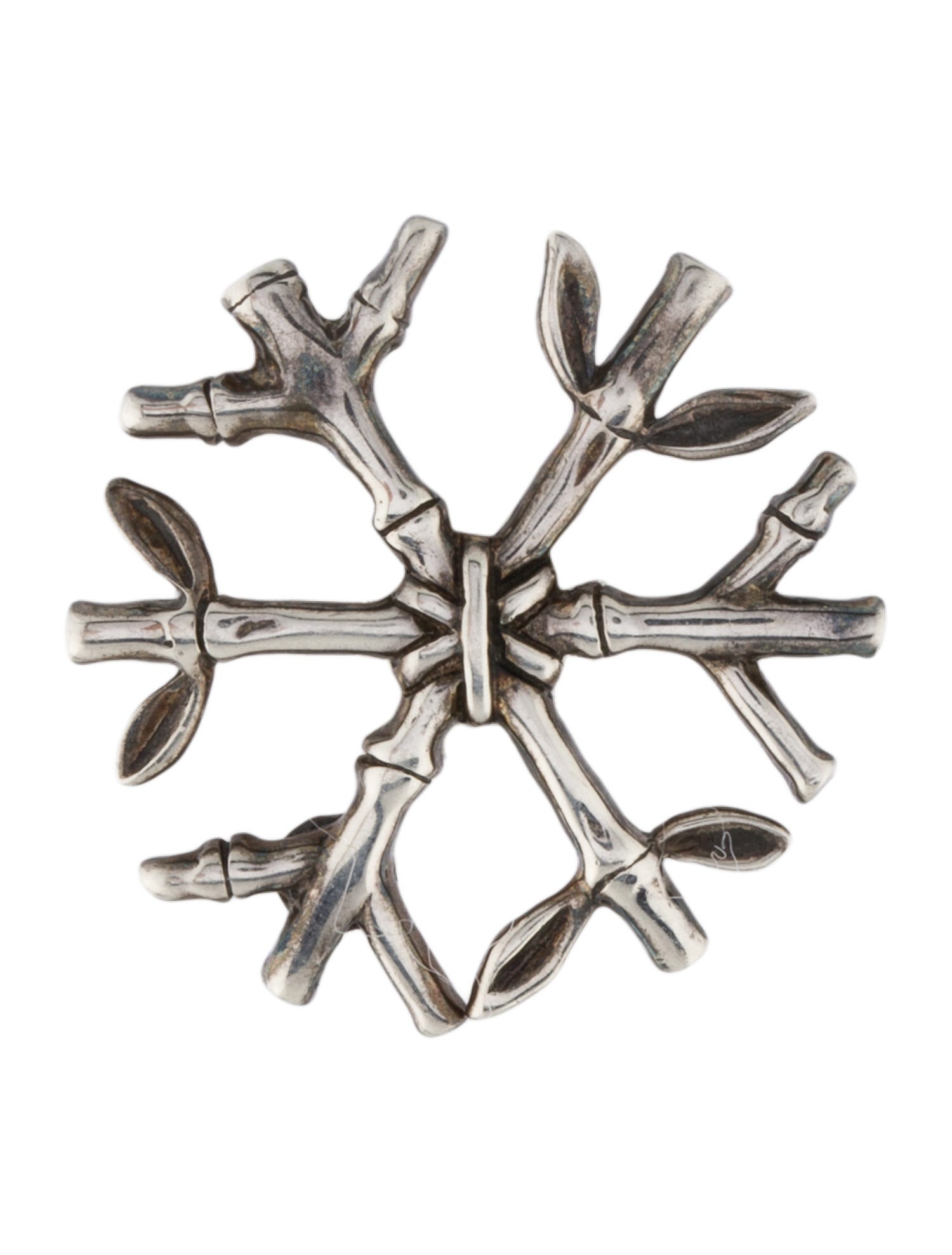 John Hardy Bamboo Snowflake Pin