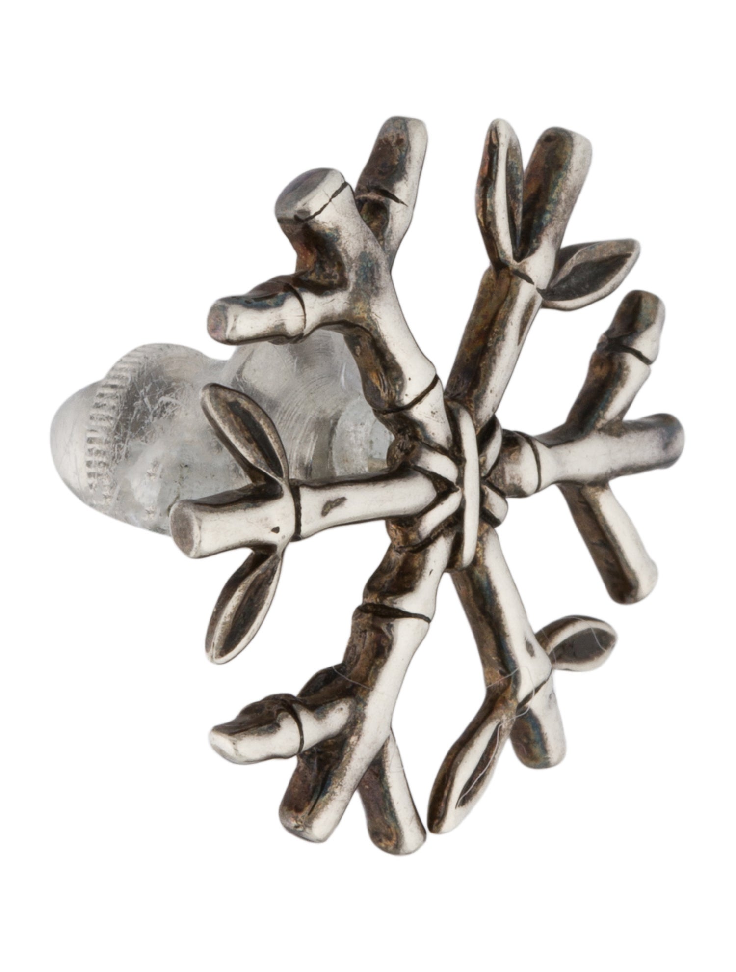 John Hardy Bamboo Snowflake Pin