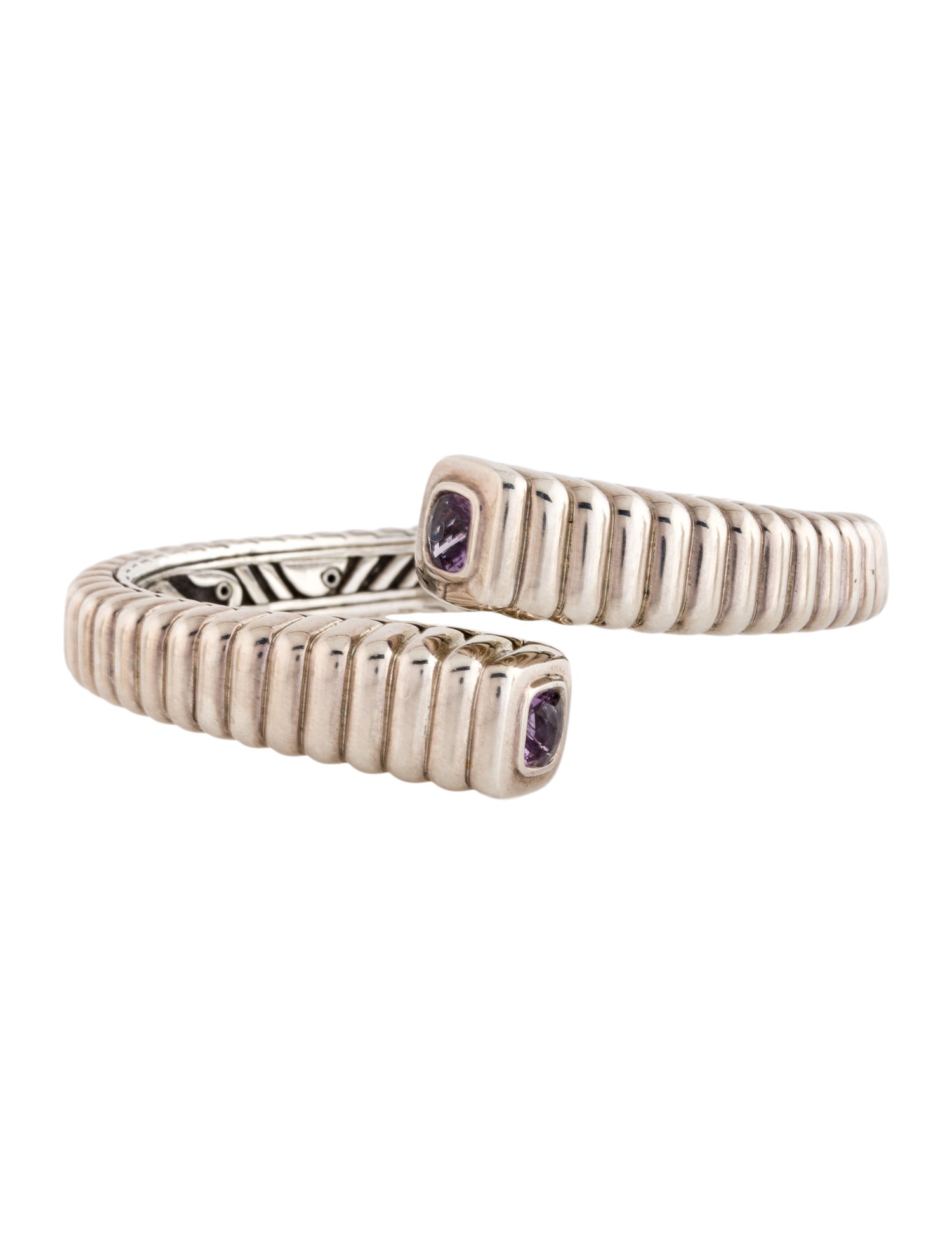 John Hardy Amethyst Cuff Bracelet
