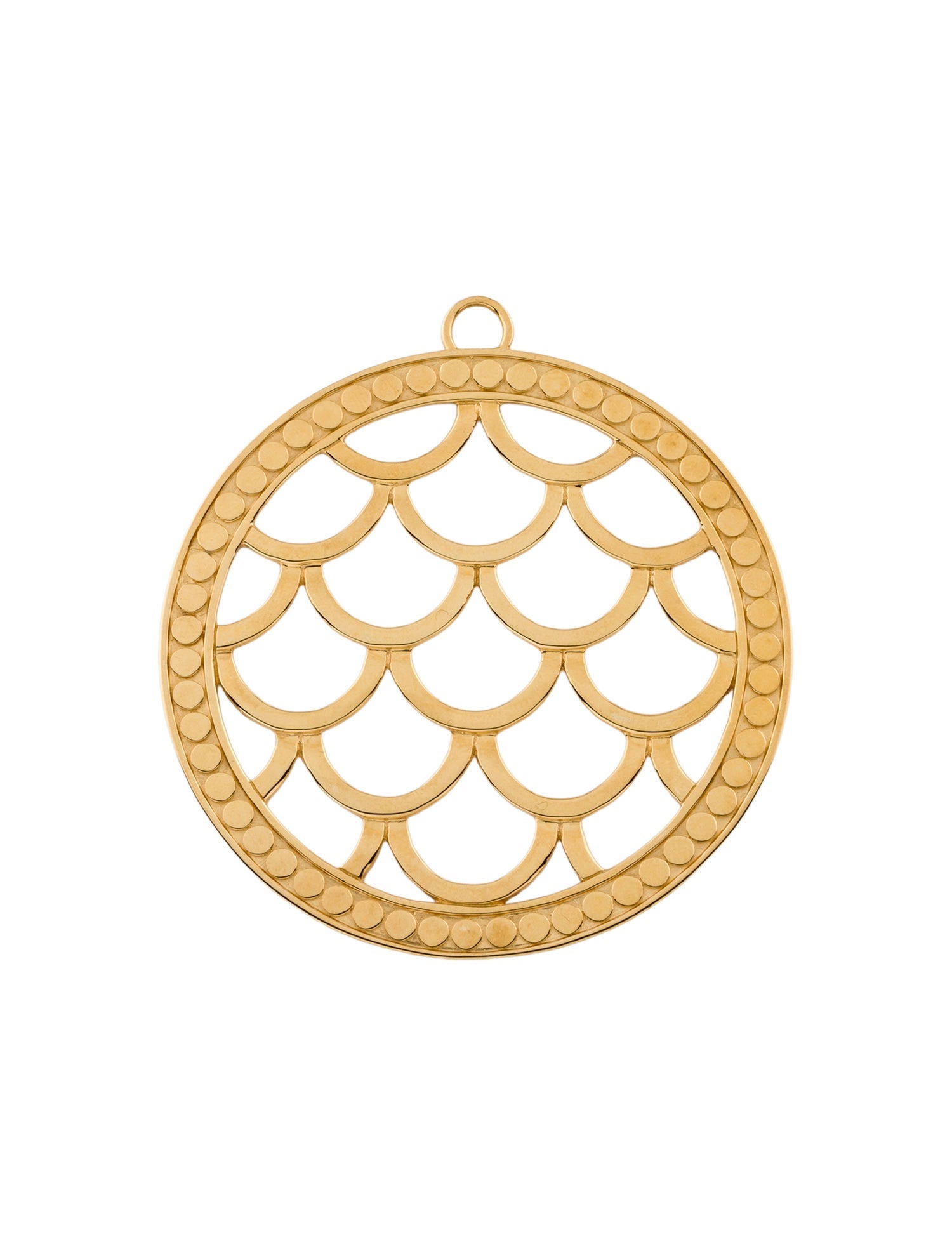 John Hardy 18K Naga Circle Pendant