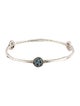 John Hardy Topaz & Iolite Three Station Bamboo Bangle Bracelet