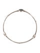 John Hardy Topaz & Iolite Three Station Bamboo Bangle Bracelet