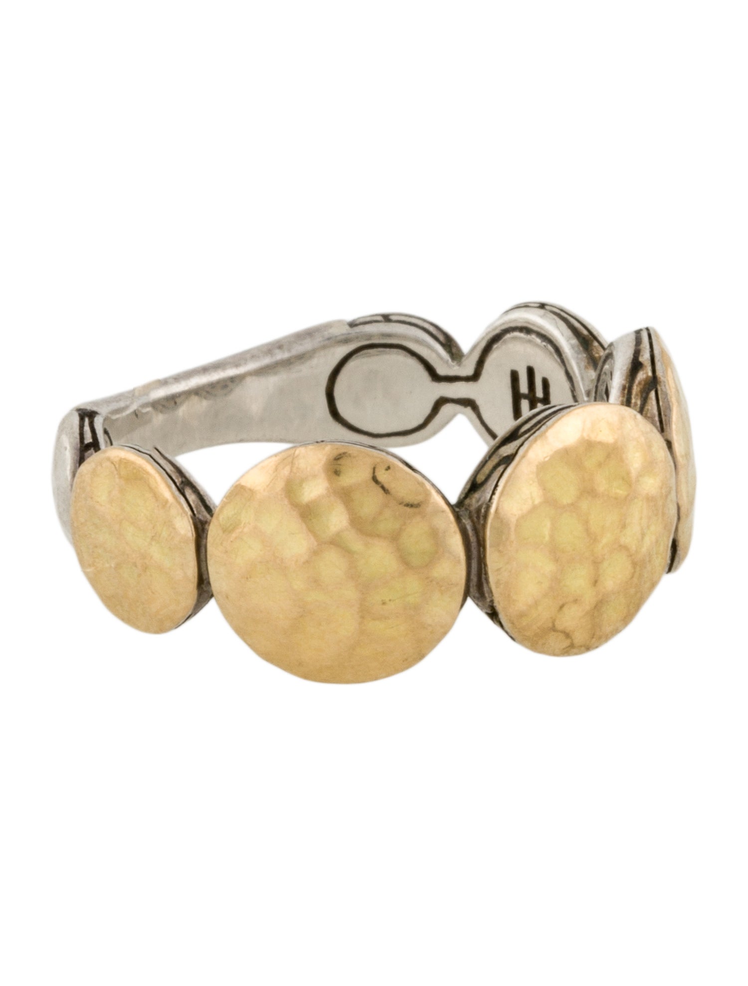John Hardy Two-Tone Palu Dot Ring