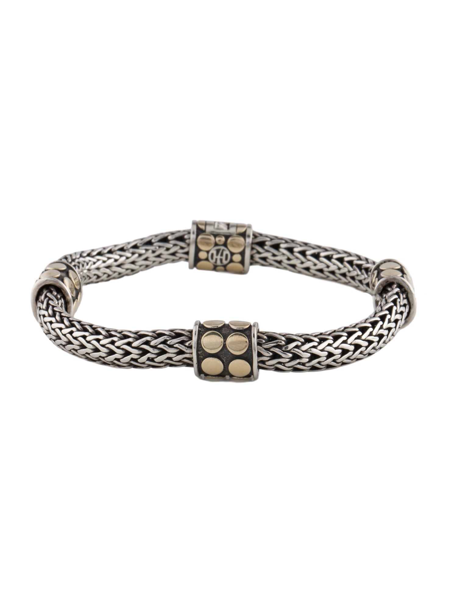 John Hardy Two-Tone Dot Station Bracelet