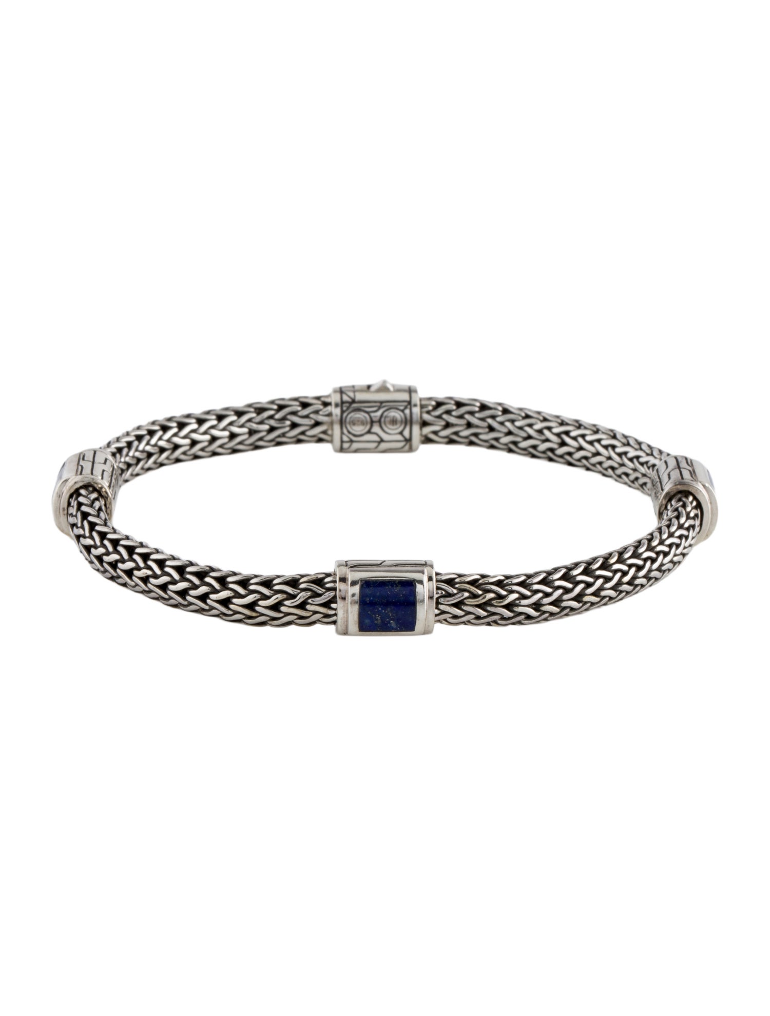 John Hardy Lapis Lazuli Station Bracelet