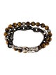 John Hardy Tigers Eye Double Wrap Beaded Bracelet