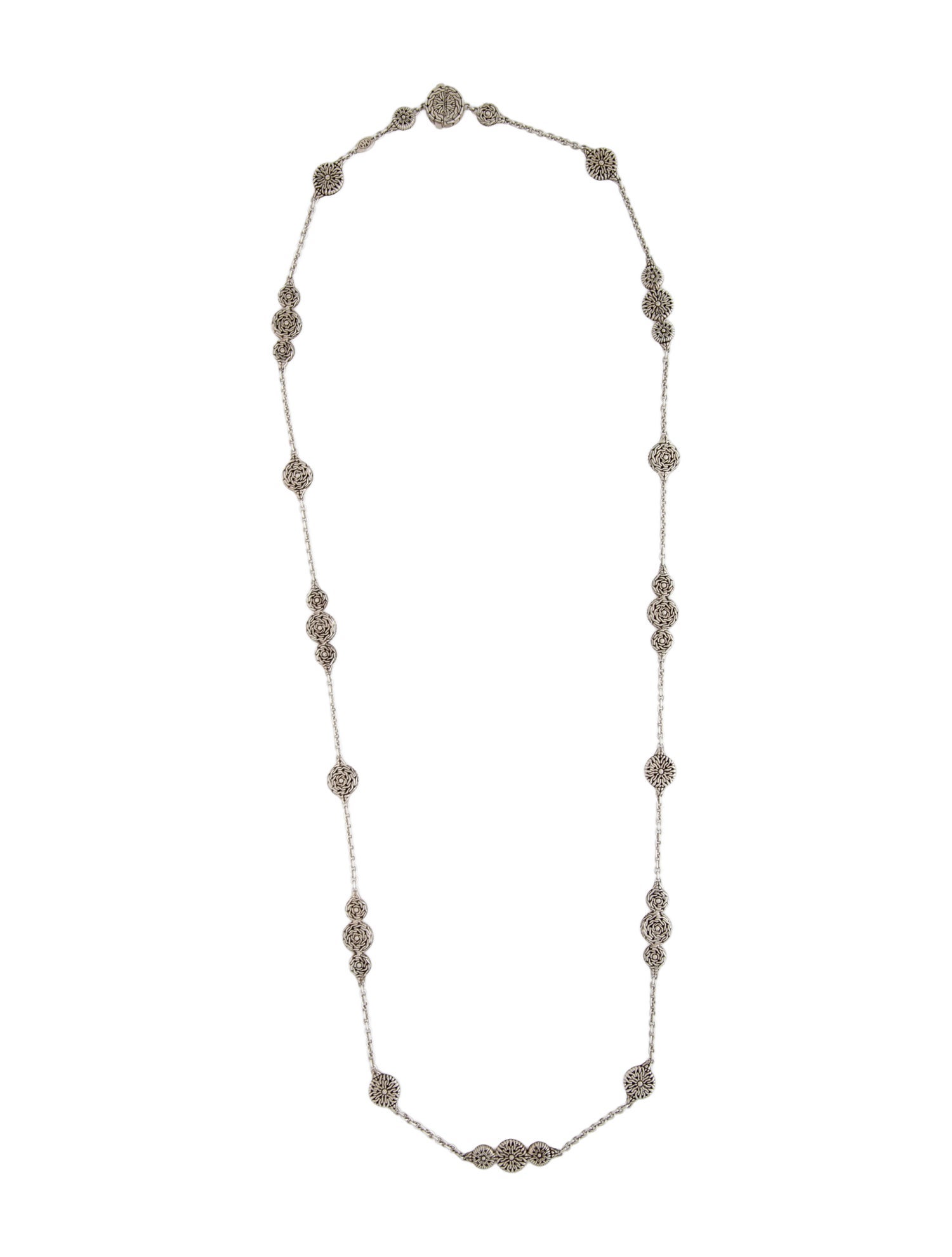 John Hardy Floral Station Necklace