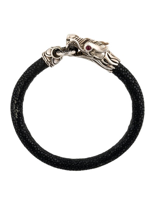 John Hardy Sapphire & Ruby Stingray Legends Naga Bracelet