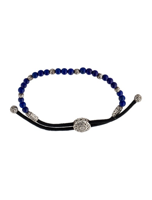 John Hardy Lapis Lazuli Adjustable Bead Bracelet