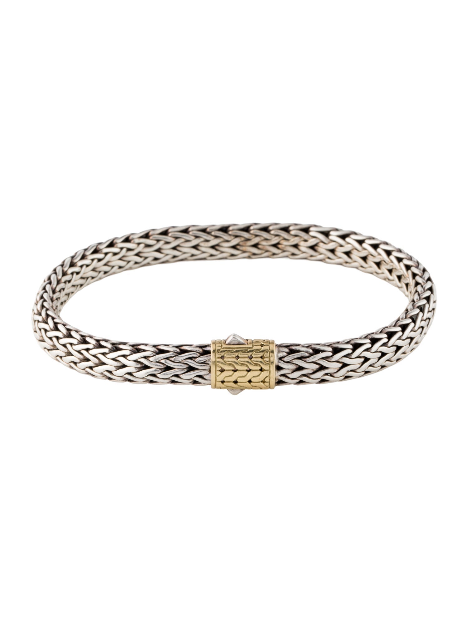 John Hardy Two Tone Chain Link Bracelet