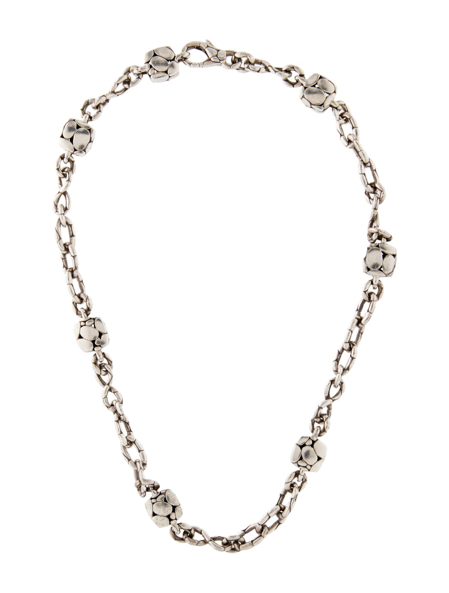 John Hardy Heritage Kali Square Station Necklace