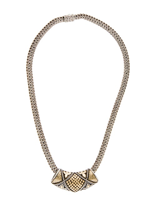 John Hardy Two-Tone Dot Slider Pendant Necklace