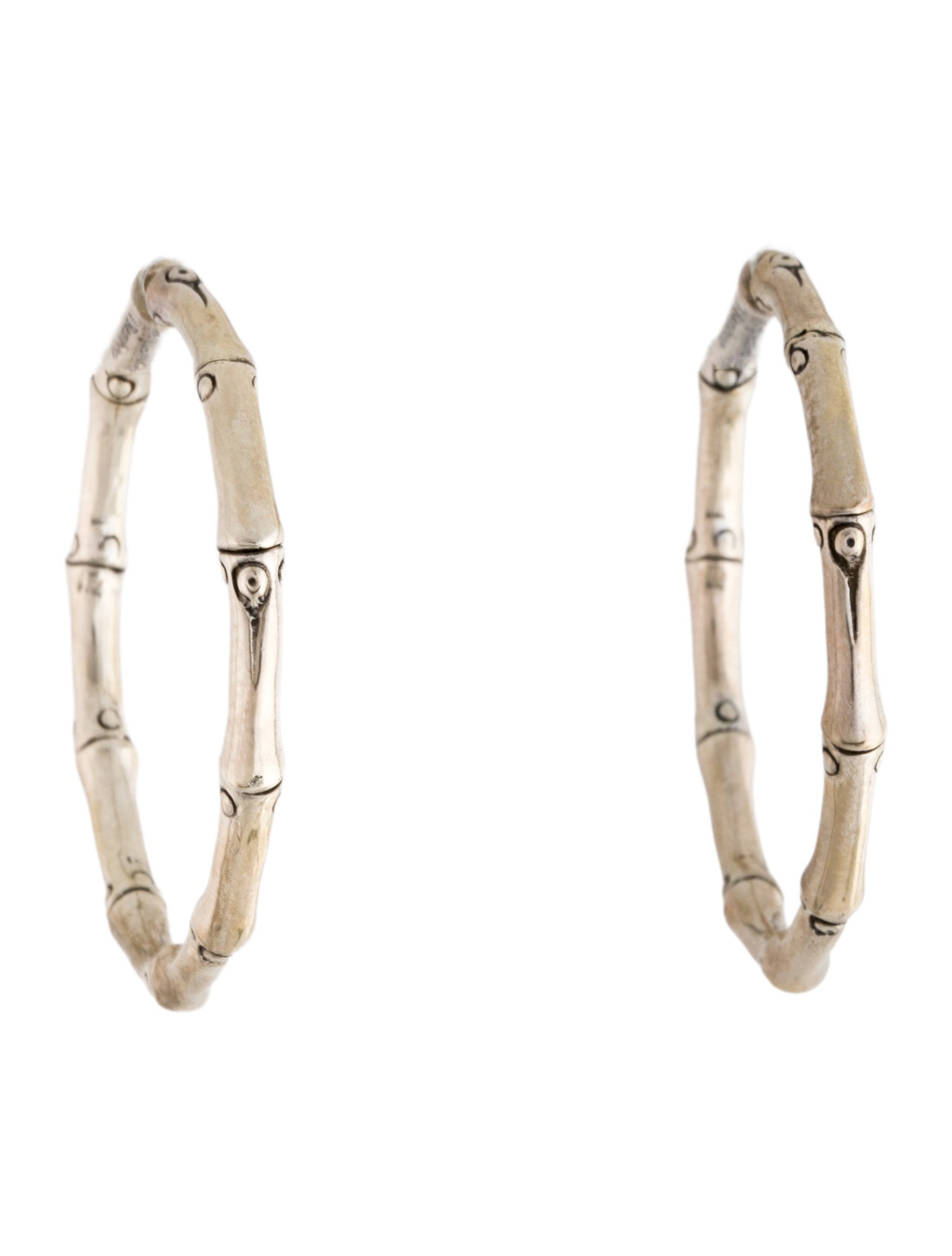 John Hardy Bamboo Medium Hoop Earrings