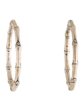 John Hardy Bamboo Medium Hoop Earrings