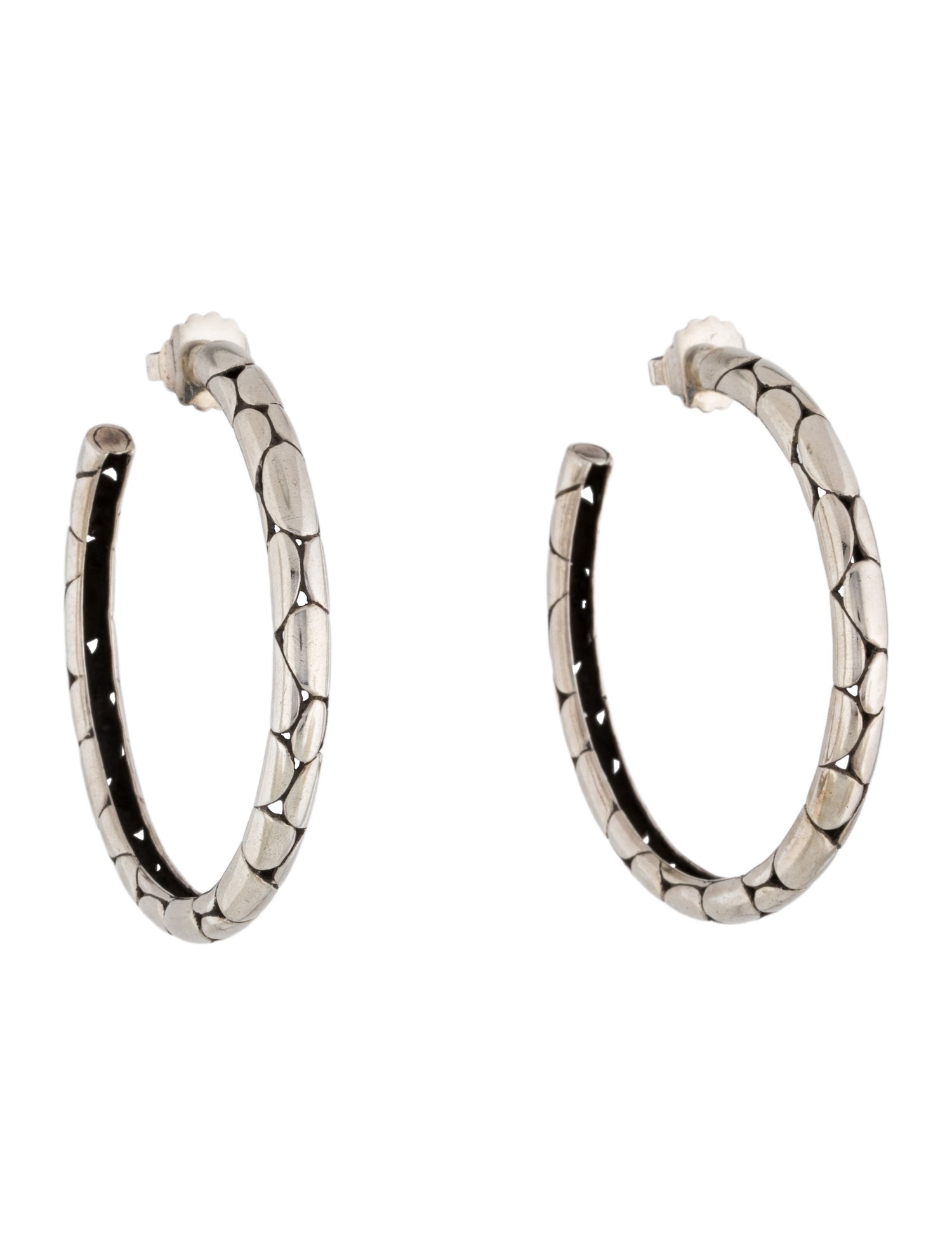 John Hardy Large Kali Hoop Earrings