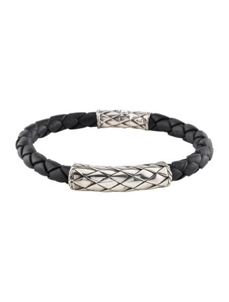 John Hardy Leather Bangle Bracelet