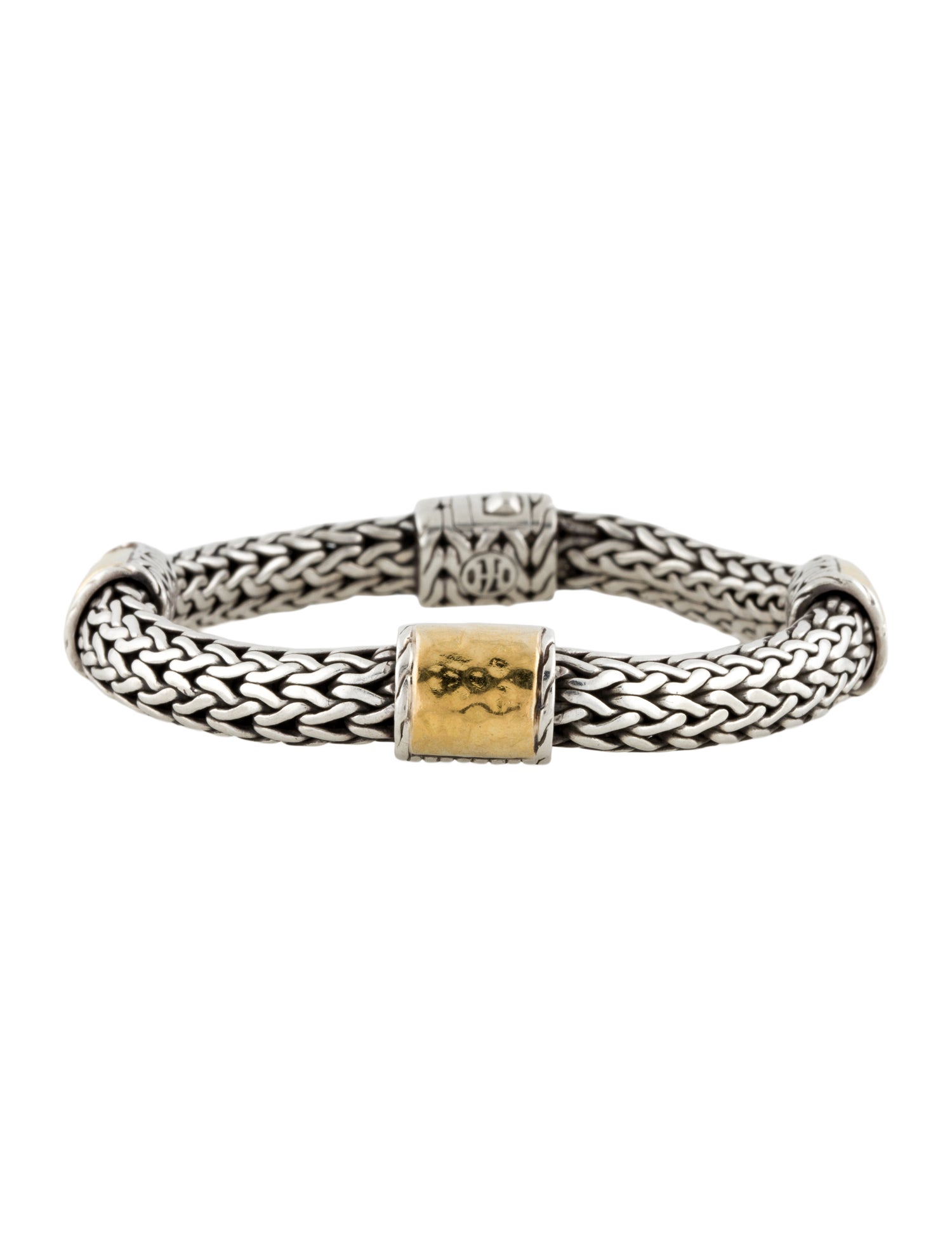 John Hardy Two-Tone Palu Classic Chain Station Bracelet