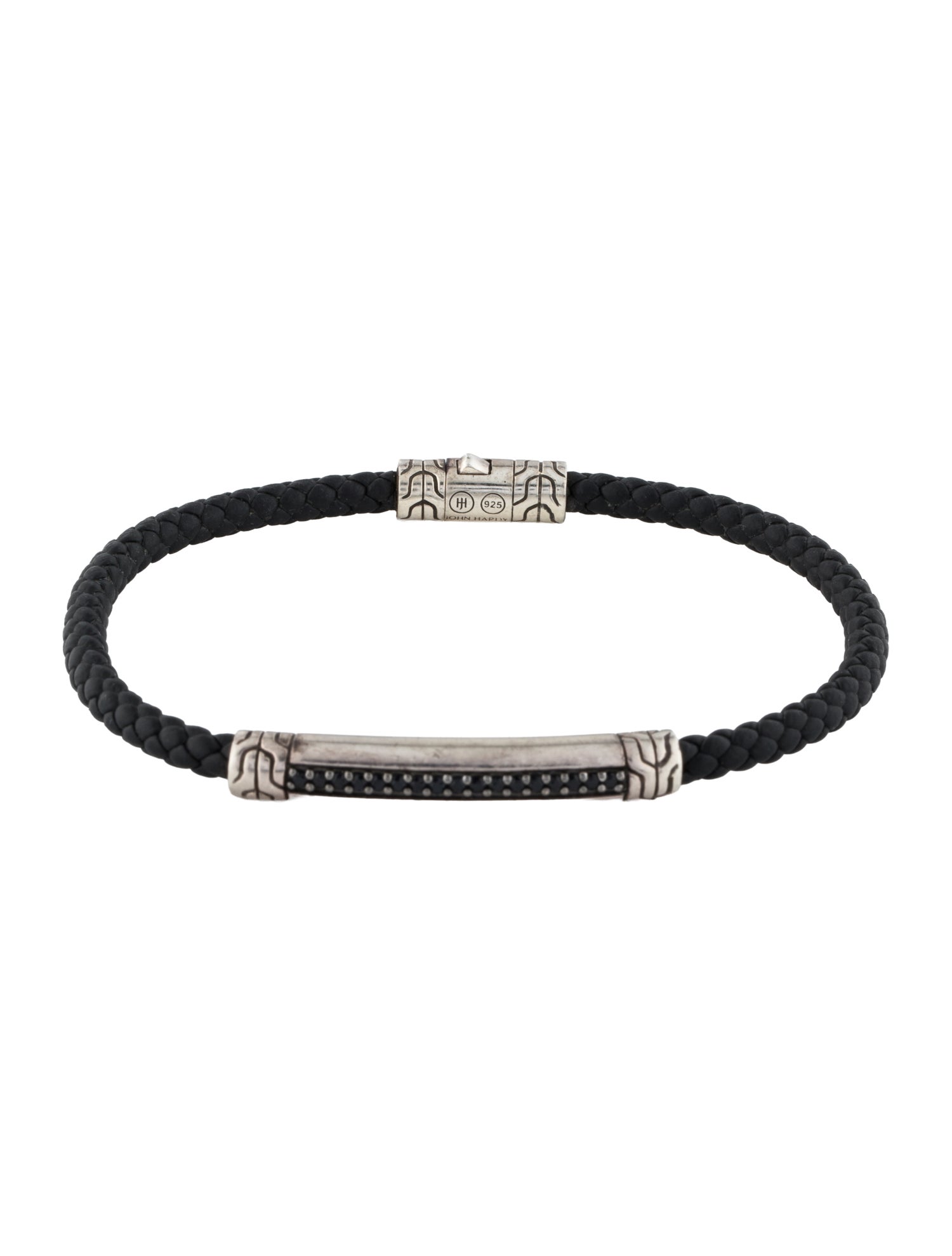 John Hardy Sapphire Leather Bracelet