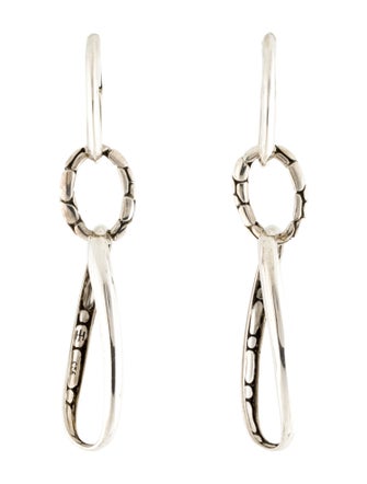 John Hardy Kali Pebble Dangle Earrings