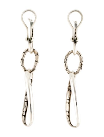 John Hardy Kali Pebble Dangle Earrings
