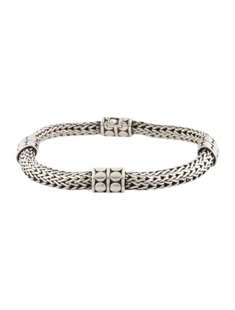 John Hardy Classic Chain Dot Station Bracelet