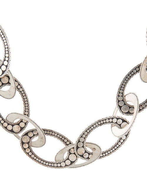 John Hardy Dot Menari Long Chain-Link Necklace