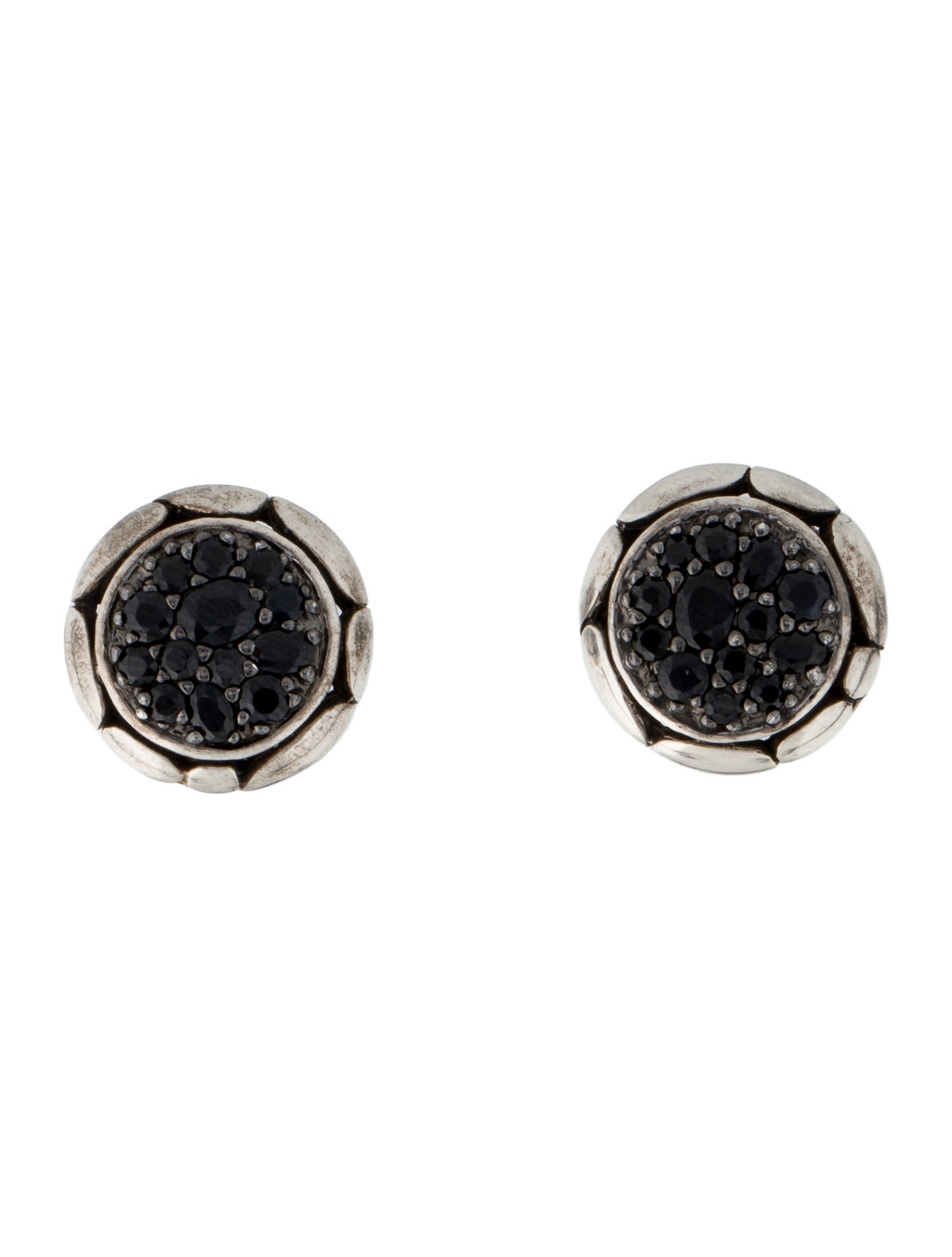 John Hardy Sapphire Pure Lavafire Stud Earrings