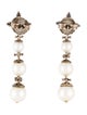 John Hardy Pearl Jaisalmer Triple Drop Earrings